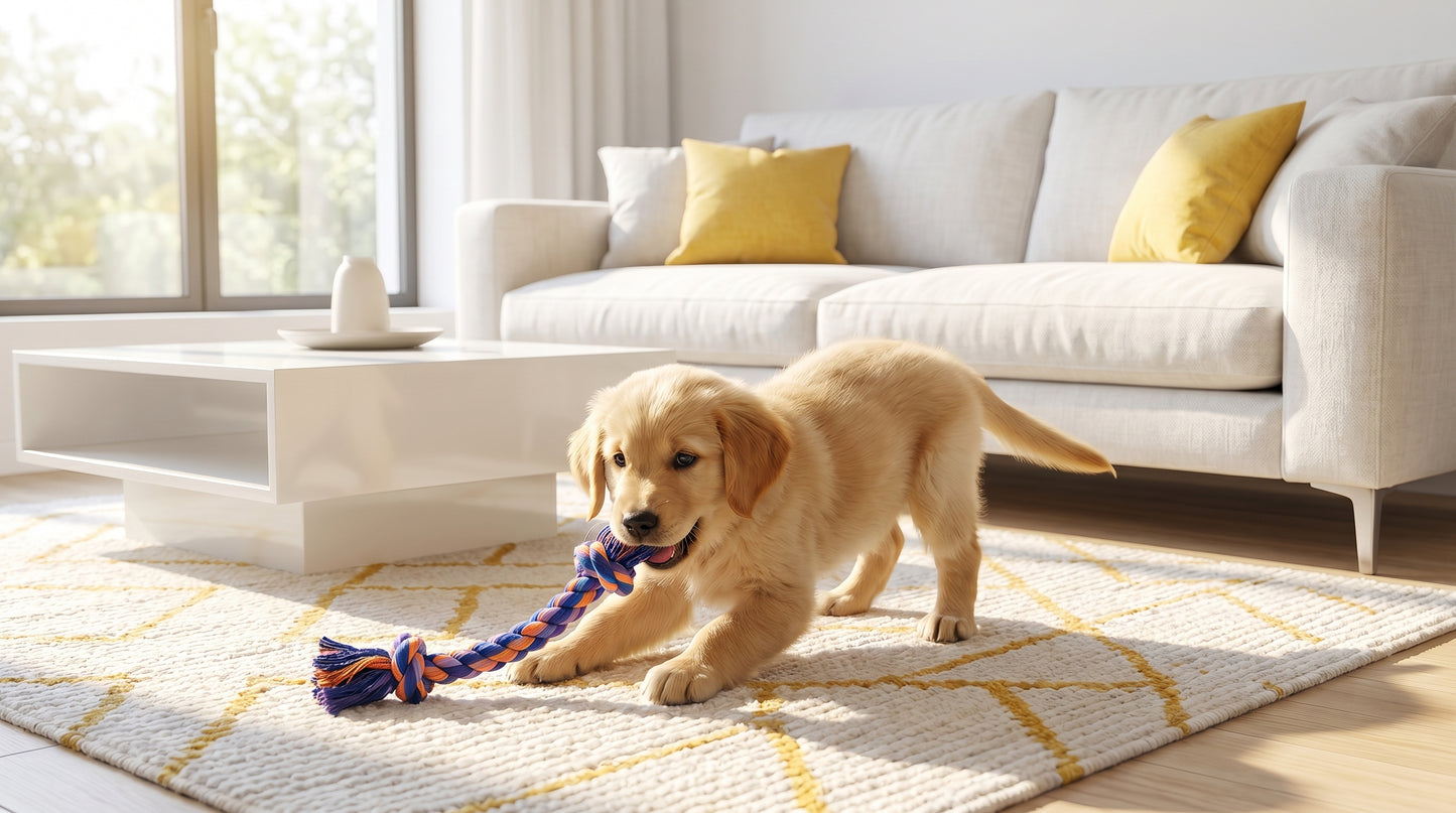 Puppy Rope Toy - Durable Interactive Chew & Tug Toy for Puppies RizFraz World