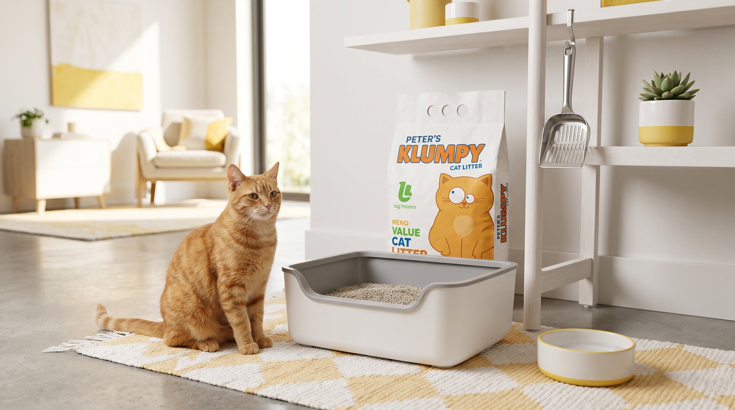Klumpy Value Lemon Cat Litter 5KG & 20KG - Premium Lemon Fresh Cat Litter RizFraz World