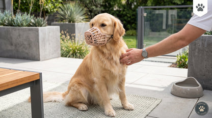 Plastic Dog Muzzle S, M, L & XL - Comfortable Pet Safety Muzzle RizFraz World