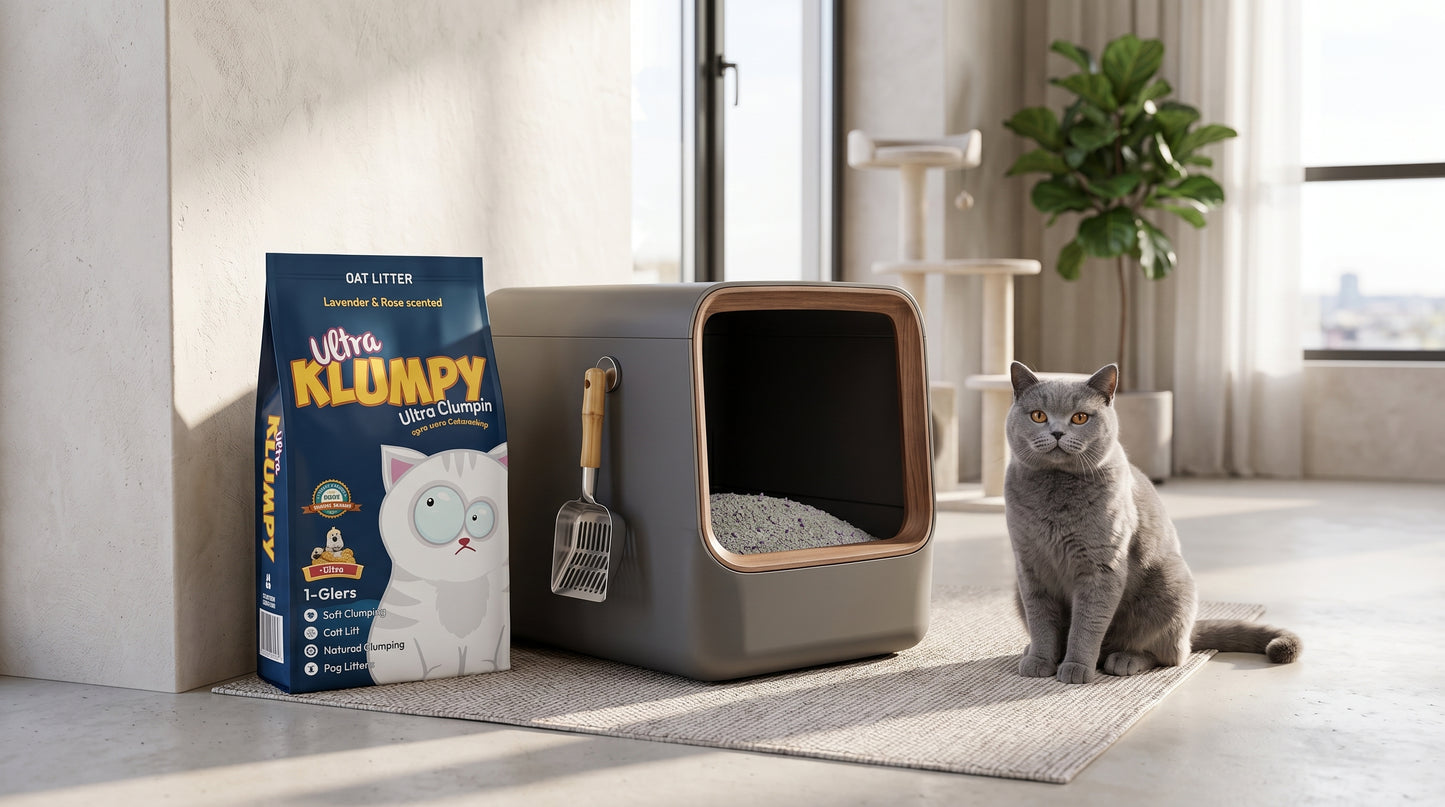 Klumpy Ultra Cat Litter 5L & 10L - Premium Cat Litter for Daily Hygiene RizFraz World