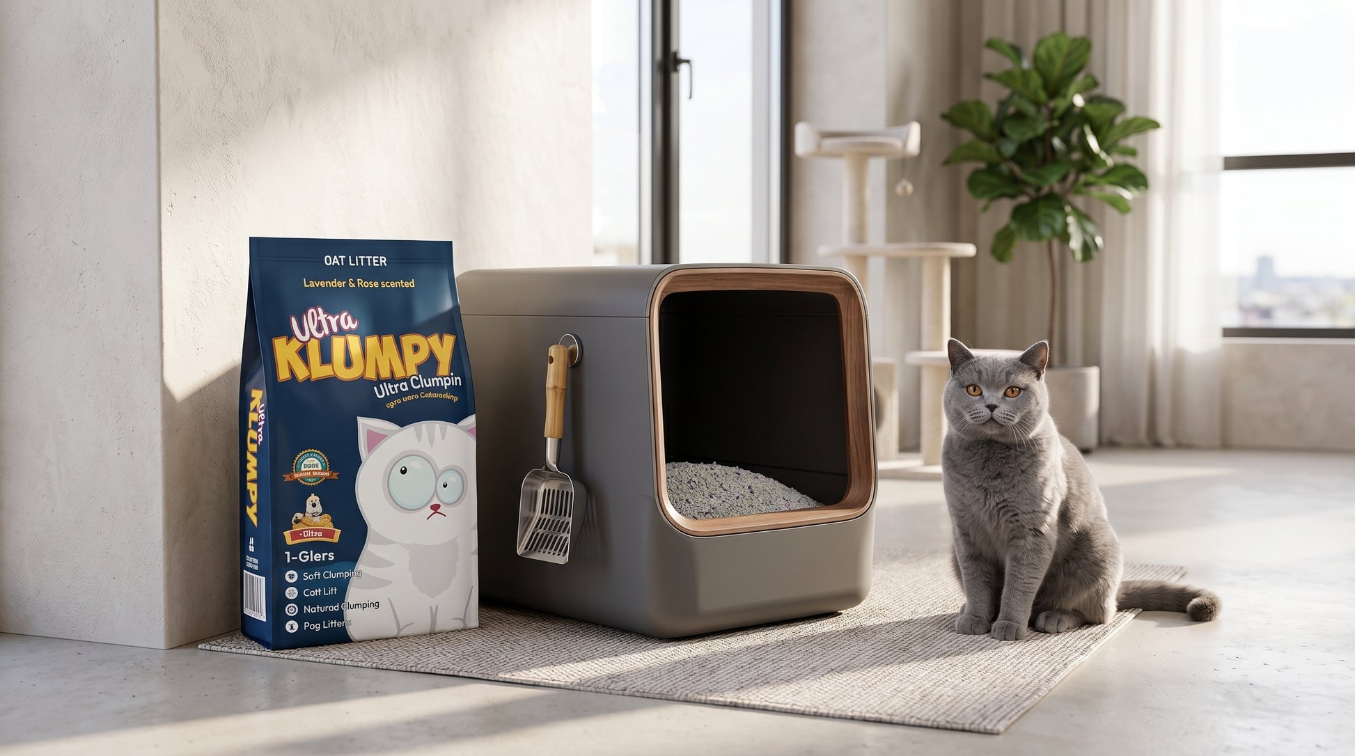 Klumpy Ultra Cat Litter 5L & 10L - Premium Cat Litter for Daily Hygiene RizFraz World