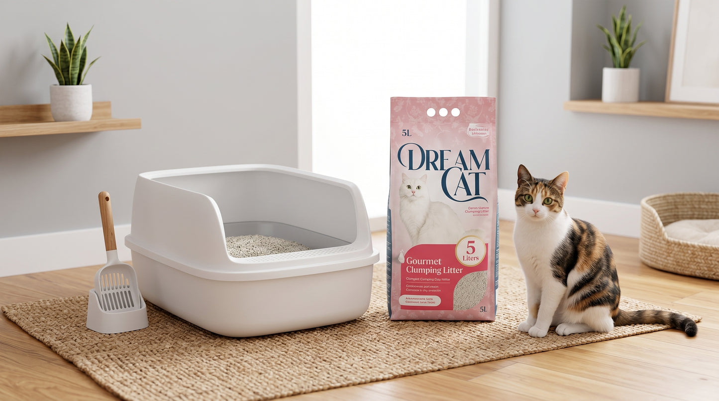 Dream Cat Litter 5L - Premium Cat Litter for Daily Hygiene RizFraz World