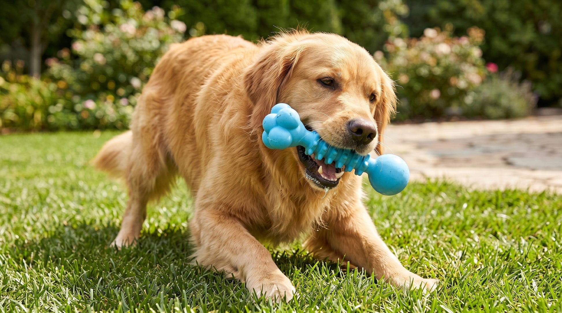 Teather Toy Spikes Large | Interactive Dog Chew Toy RizFrazWorld
