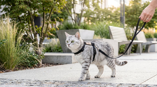 Imported Cat Harness - Comfortable Adjustable Harness for Cats RizFrazWorld
