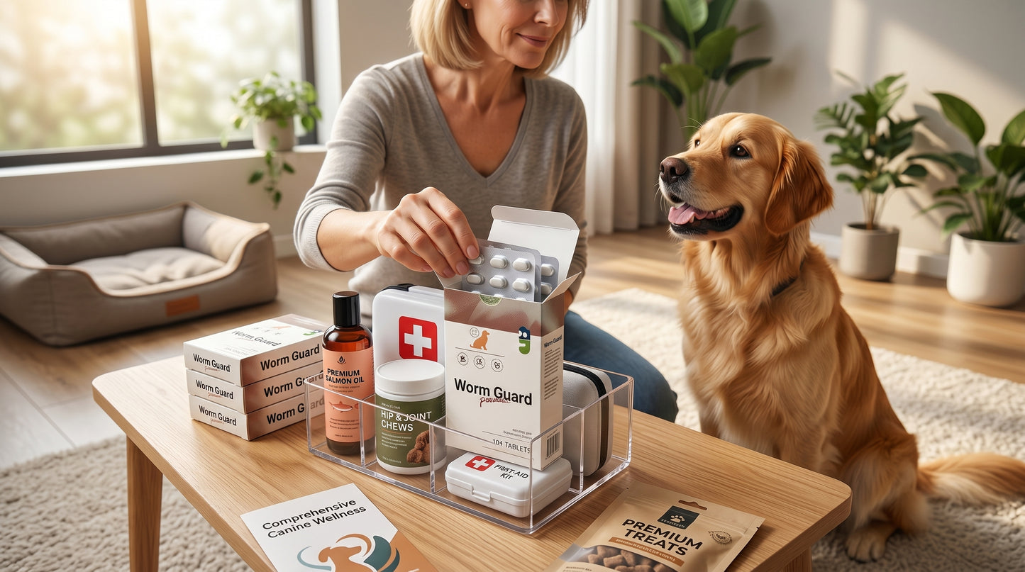 WormGuard Deworming Single Tablet for Dogs - Dog Dewormer & Digestive Care