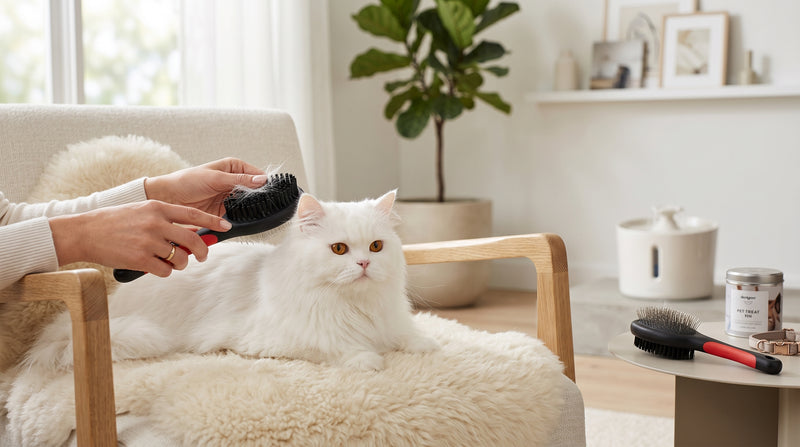 Double Side Pet Brush - Dual-Sided Grooming Brush for Cats & Dogs RizFraz World