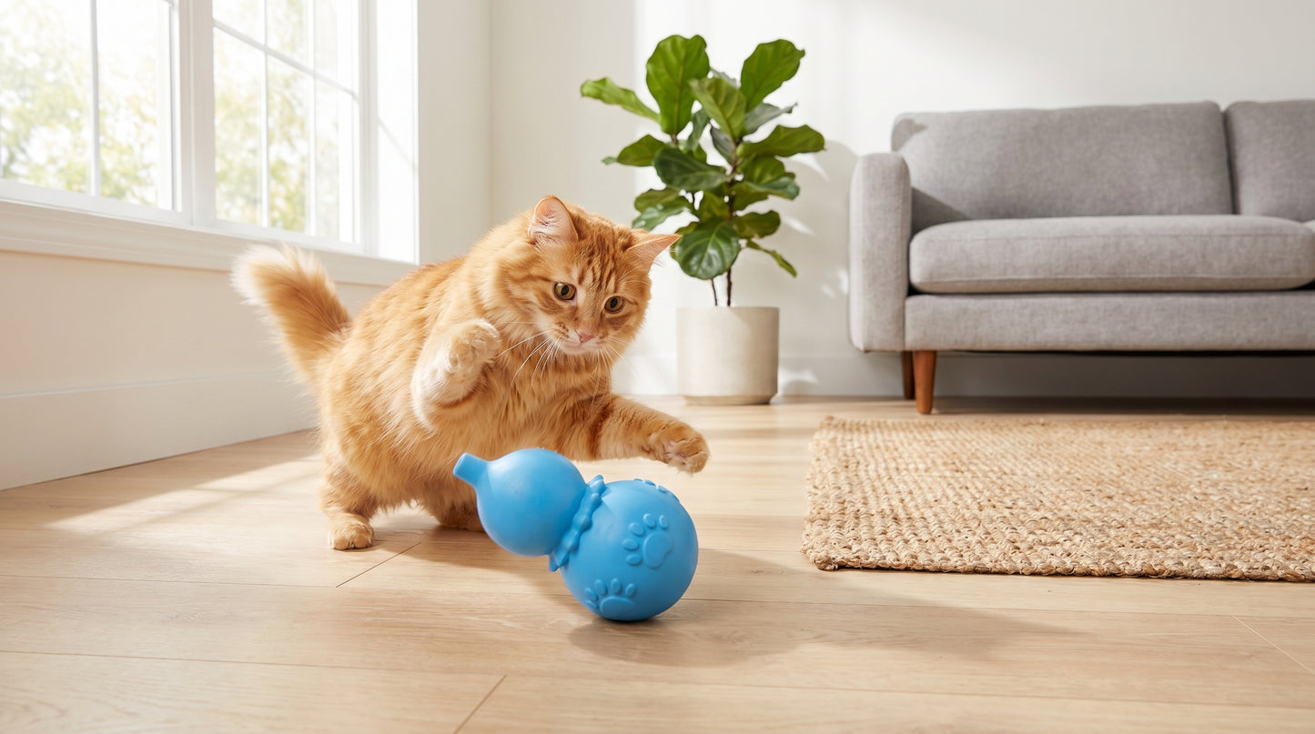 Teather Toy Calabash for Cats & Dogs - Interactive Pet Chew Toy RizFraz World