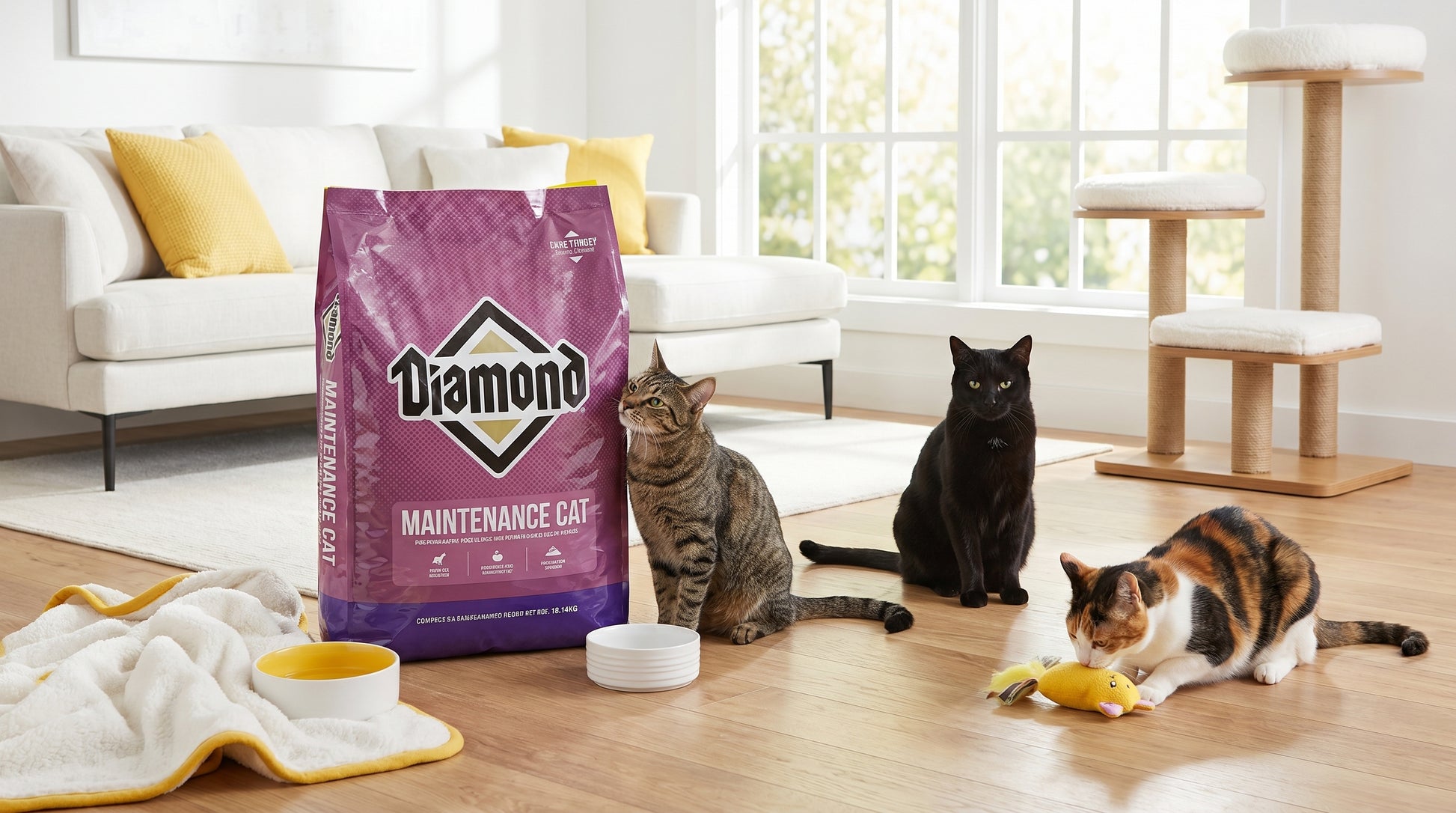 Diamond Maintenance Cat Food 18.14KG - Premium Dry Cat Food RizFraz World