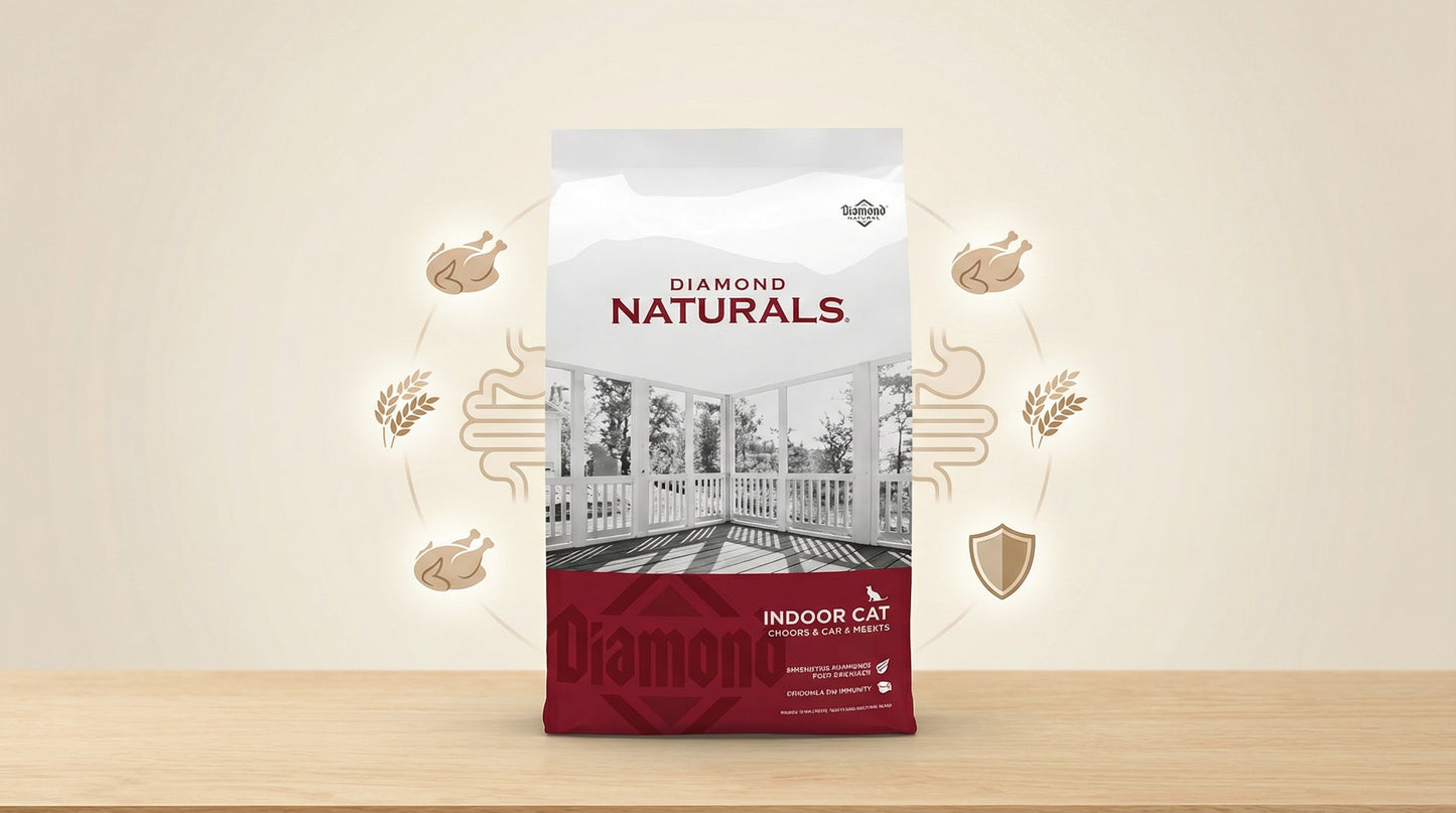 Diamond Naturals Cat Food – Natural Nutrition for Healthy Digestion & Vitality (1KG / 3KG) RizFraz World