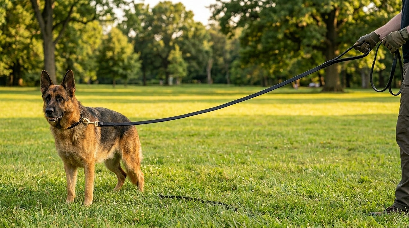 Dog Show Leash 9–10 FT – Long Training & Show Lead for Dogs (Strong & Lightweight) RizFraz World