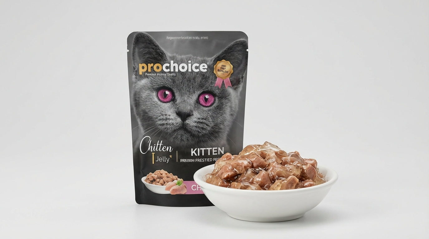 PRO CHOICE Kitten Jelly 85g Grain Free – Soft & Tasty Wet Food for Kittens RizFraz World