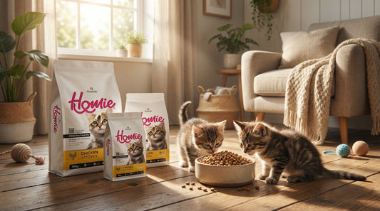 Homie Kitten Food 38/18 – High-Protein Nutrition for Healthy Growth & Development (1.5KG / 2.75KG / 12KG) RizFraz World