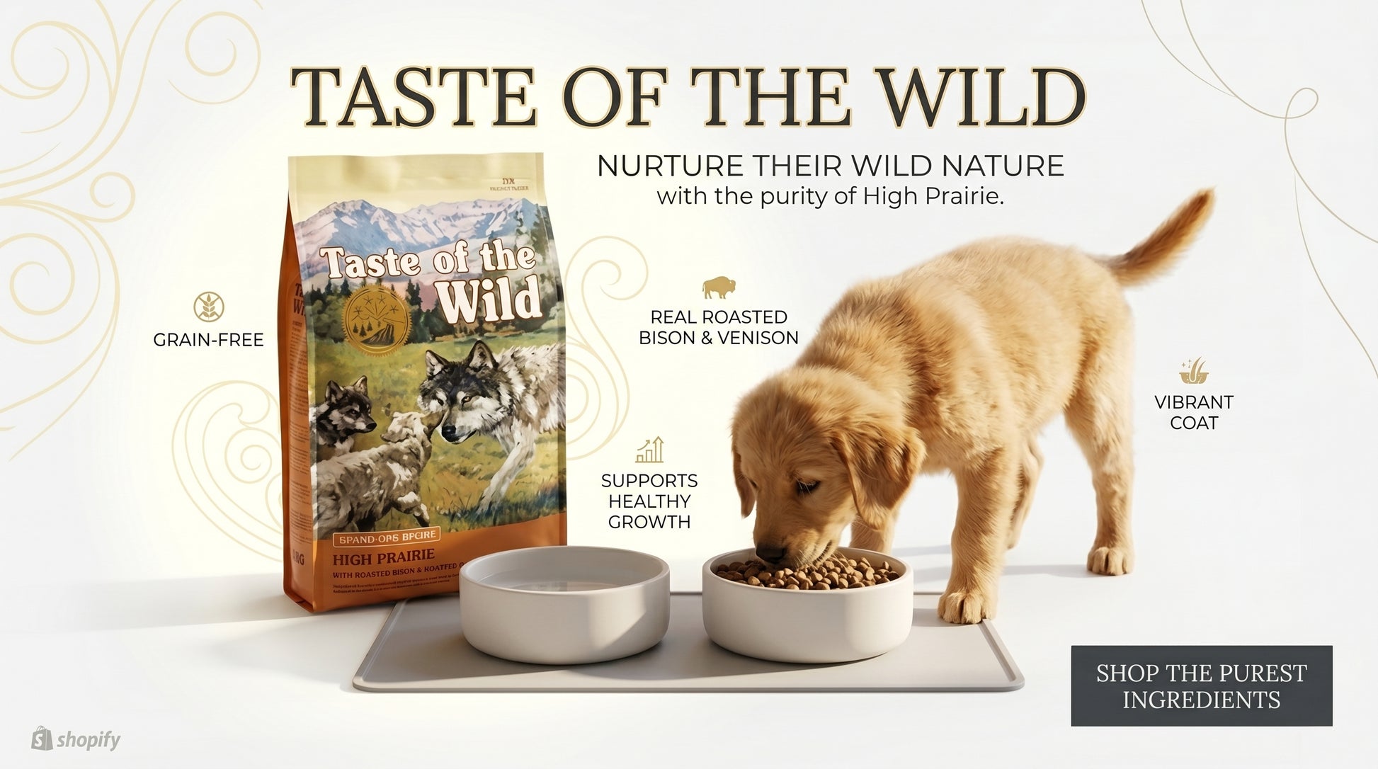 Taste of the Wild Puppy Food 2KG -  Premium Dry Puppy Food RizFraz World