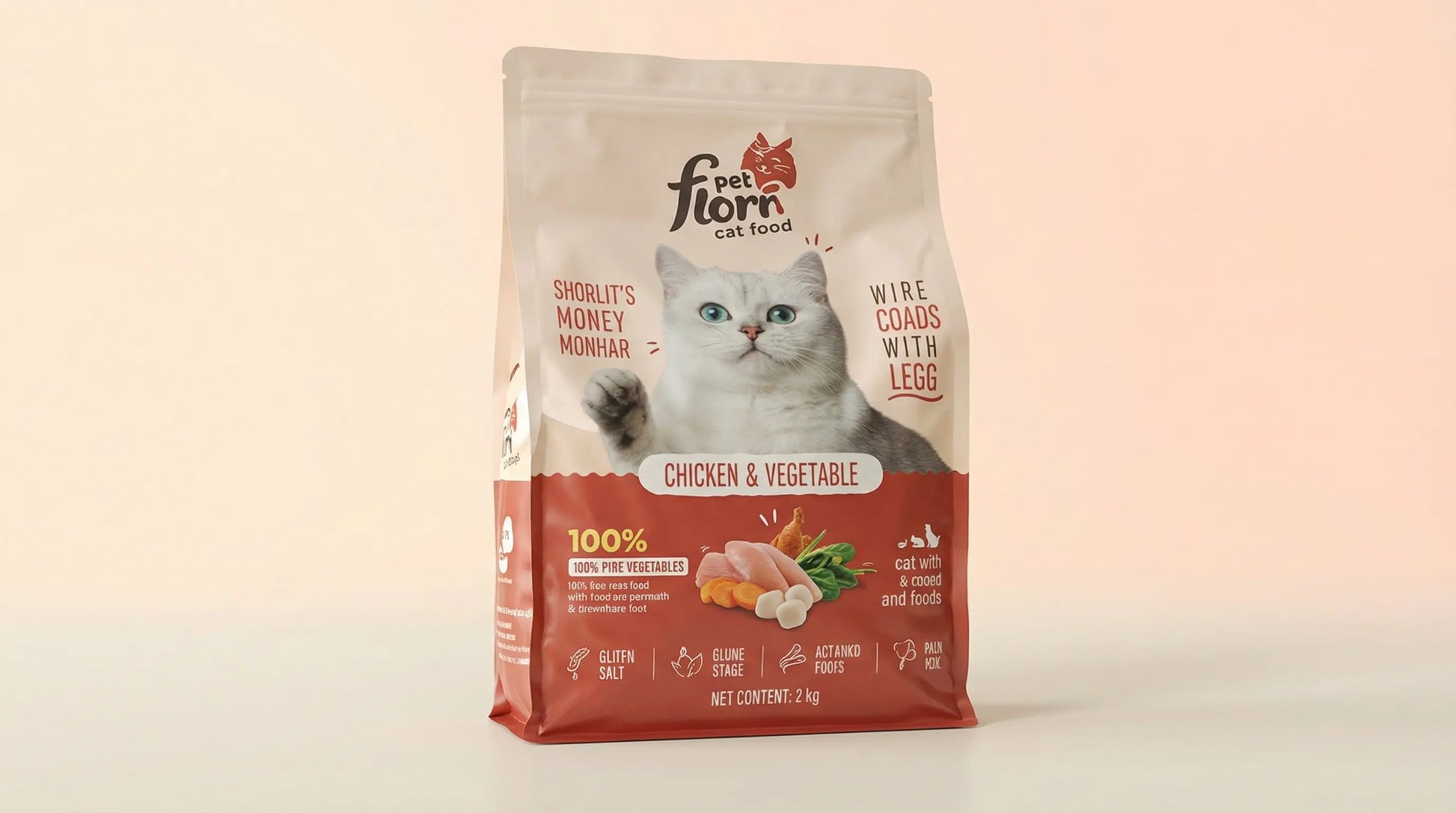 FLORI PET Cat Food All Life Stages – Complete Dry Food for Cats (500g, 1.5kg, 3kg, 10kg) RizFraz World