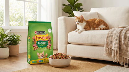 Purina Friskies Indoor Delights Adult Cat Food – Indoor Cat Nutrition for Healthy Weight & Digestion (400g / 1kg / 2.5kg) RizFraz World