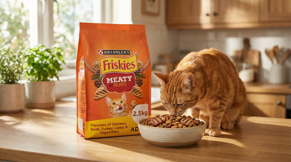 Purina Friskies Meaty Delights Adult Cat Food – High Protein Nutrition for Strong Muscles & Energy (400g / 1kg / 2.5kg) RizFrazWorld