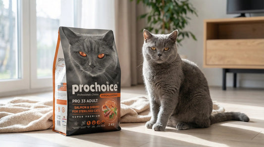 PRO CHOICE Sterilised Cat Food – Salmon & Shrimp | Balanced Dry Nutrition (2kg / 15kg) RizFrazWorld