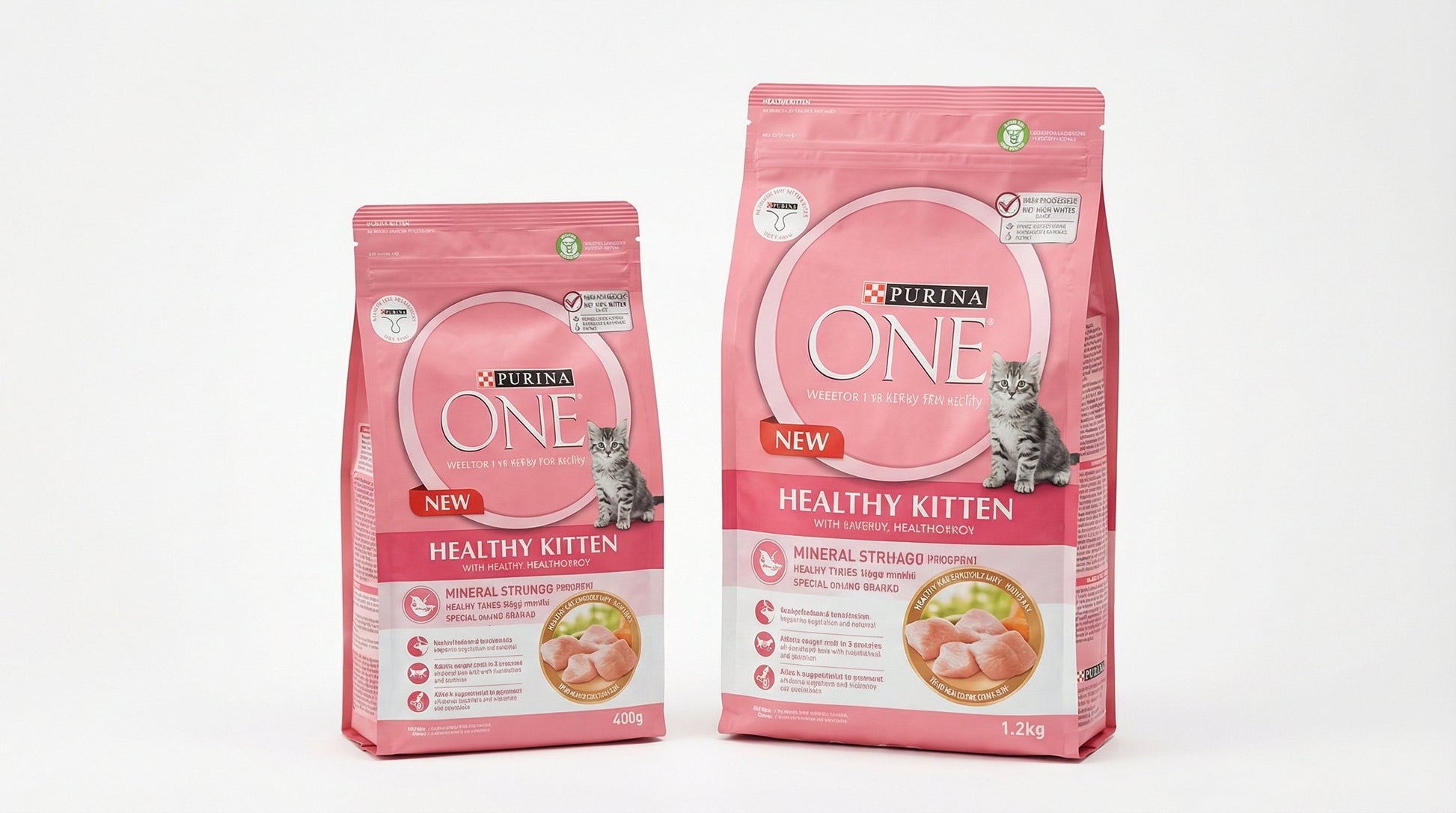 Purina ONE Healthy Kitten Food – Immune Support & Healthy Growth for Kittens (400g / 1.2kg) RizFraz World