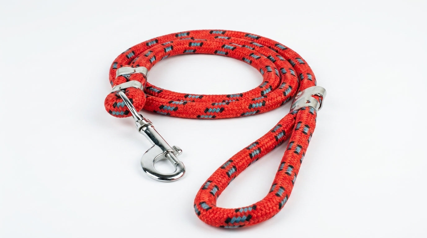 Heavy Duty Rope Leash 16mm for Dogs – Extra Strong Pet Walking & Training Lead RizFrazWorld