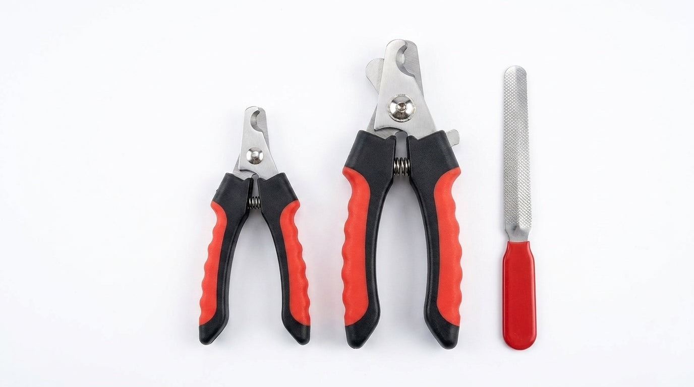 Pet Nail Clipper with Safety Guard (Foiler) – Small & Large Sizes for Cats & Dogs RizFrazWorld