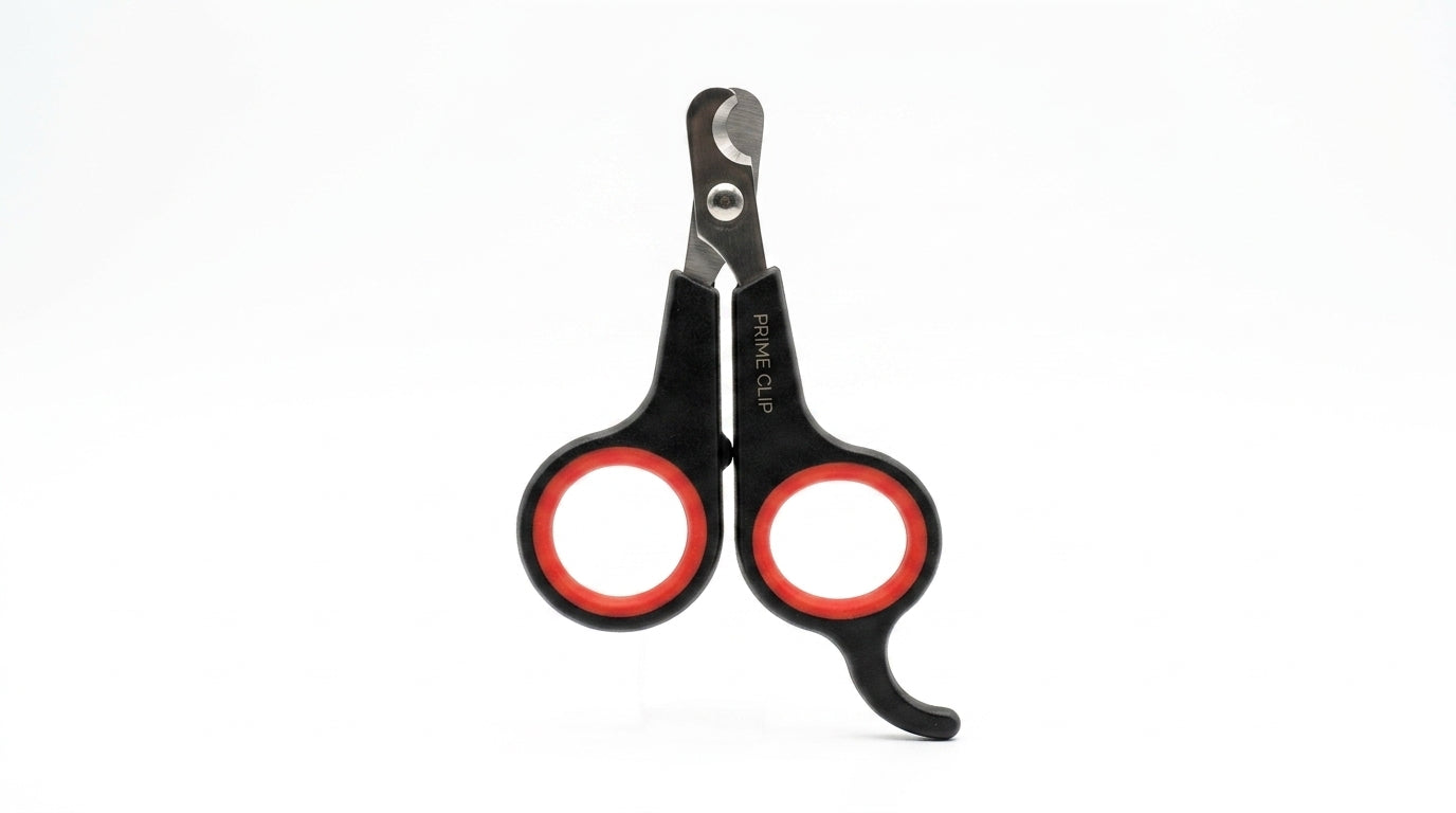 Pet Nail Clipper (Scissor Type – Red & Black) for Cats & Dogs – Safe & Easy Grooming Tool RizFraz World