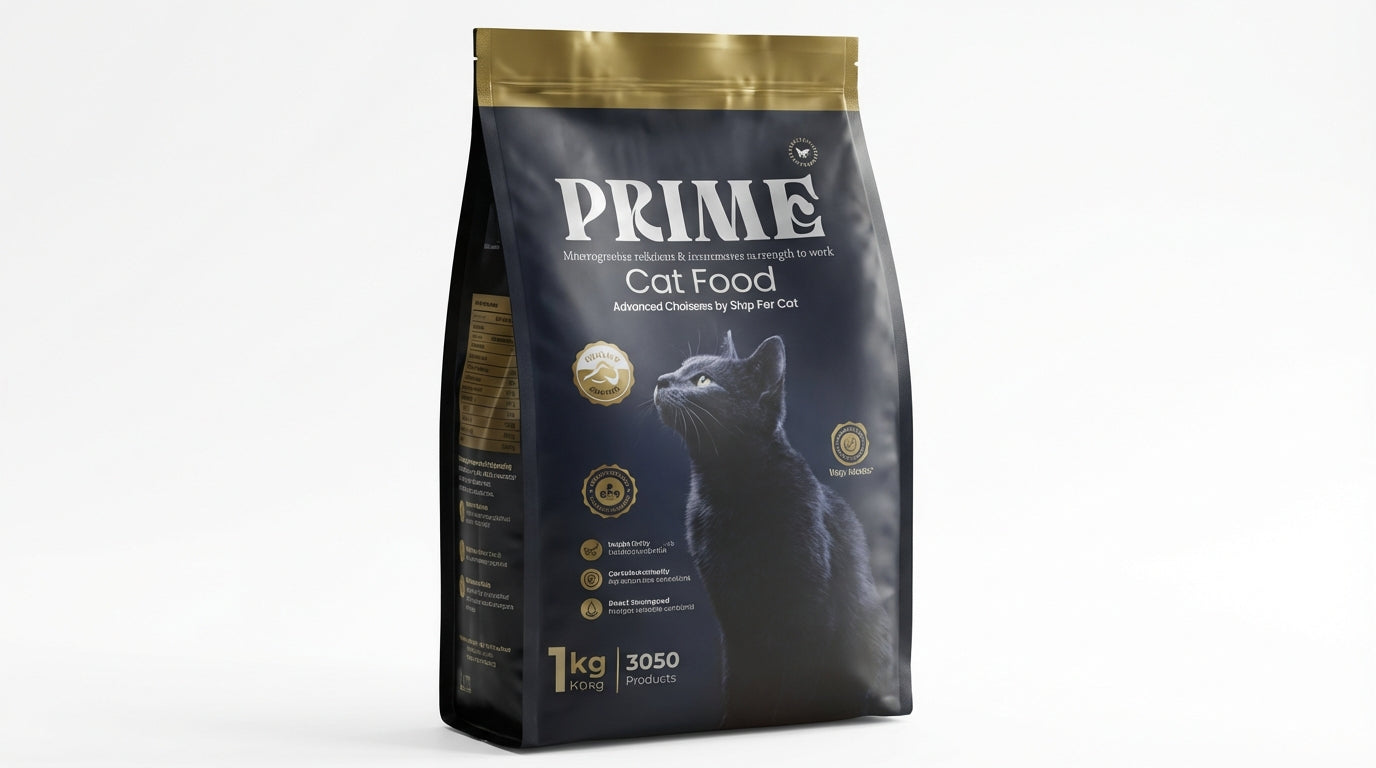 Prime Cat Food 1KG – Complete & Balanced Nutrition for Healthy Cats RizFraz World