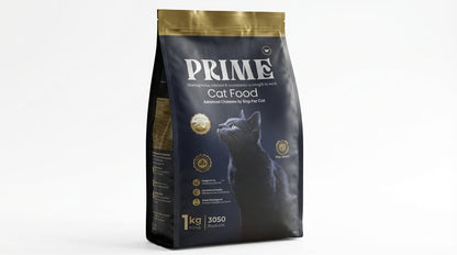 Prime Cat Food 1KG – Complete & Balanced Nutrition for Healthy Cats RizFraz World