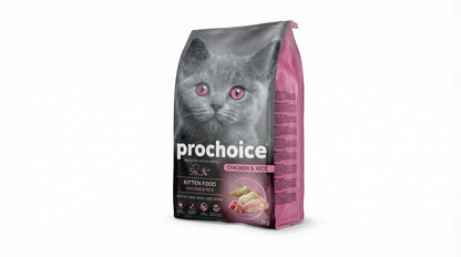 PRO CHOICE Chicken & Rice Kitten Food 2KG | Complete Dry Food for Kittens RizFraz World