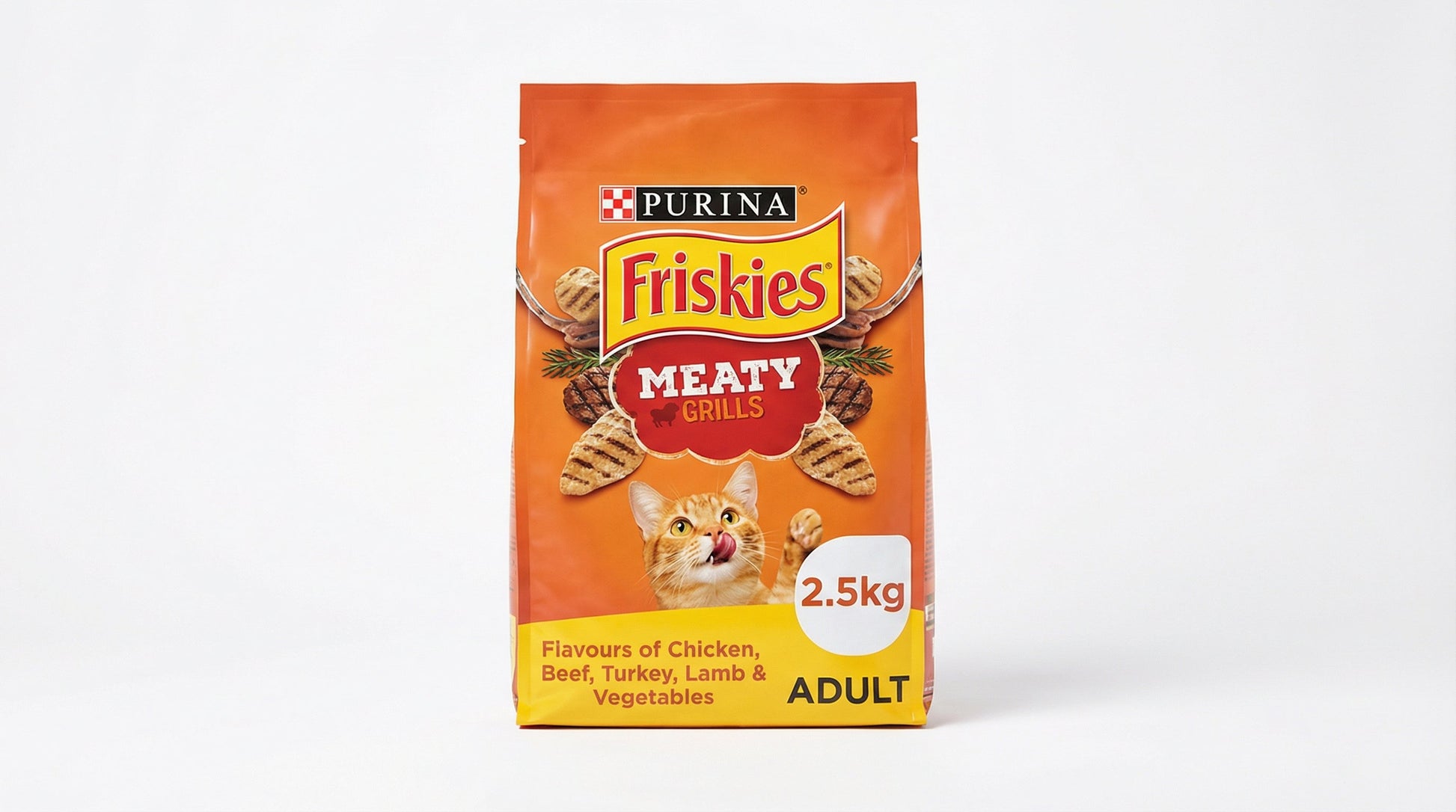 Purina Friskies Meaty Delights Adult Cat Food – High Protein Nutrition for Strong Muscles & Energy (400g / 1kg / 2.5kg) RizFrazWorld