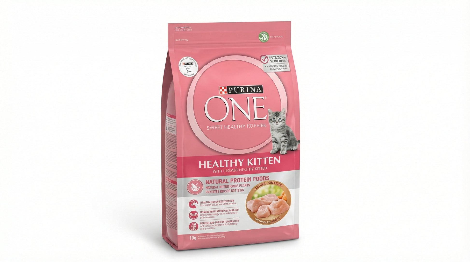 Purina ONE Healthy Kitten Food – Immune Support & Healthy Growth for Kittens (400g / 1.2kg) RizFraz World