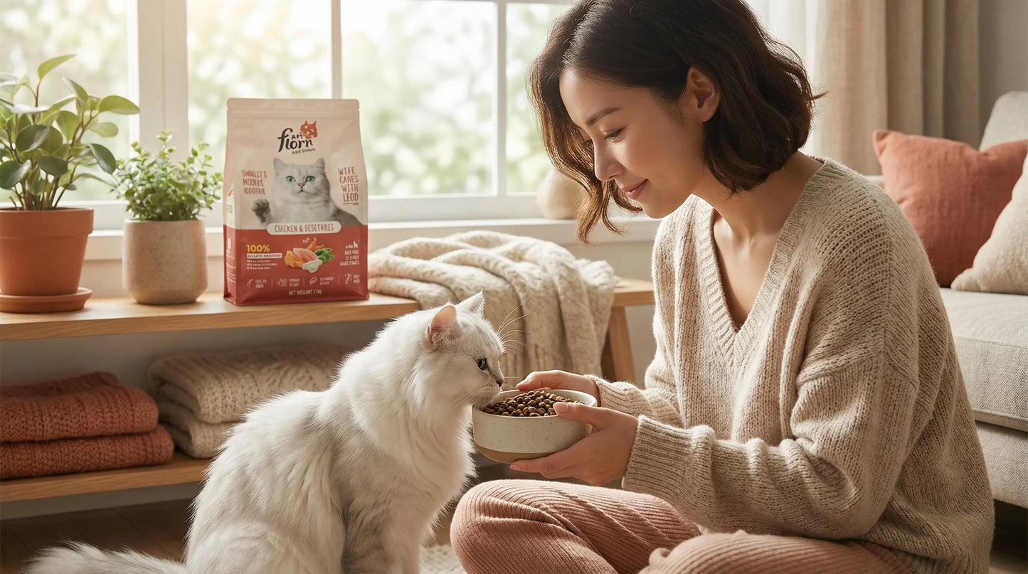 FLORI PET Cat Food All Life Stages – Complete Dry Food for Cats (500g, 1.5kg, 3kg, 10kg) RizFraz World