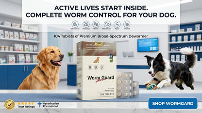 WormGuard Deworming Single Tablet for Dogs - Dog Dewormer & Digestive Care